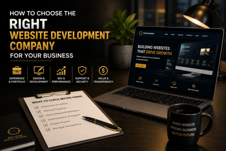 How to Choose the Right Website Development Company for Your Business