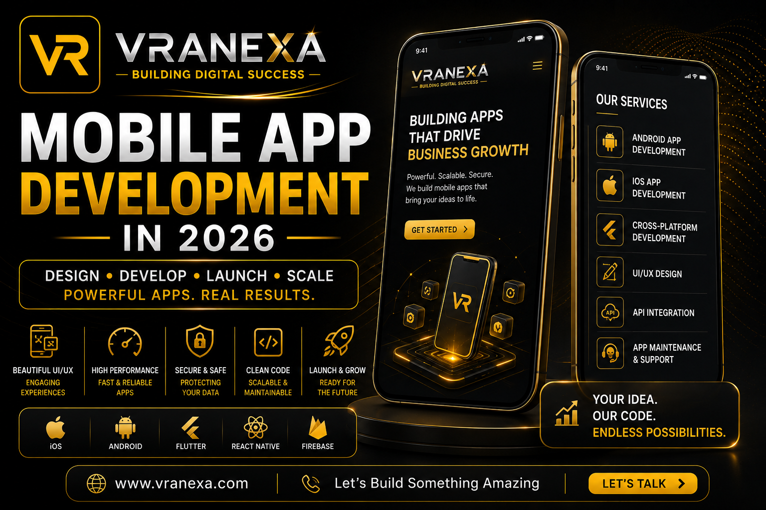 Mobile App Development in 2026: How to Build a Powerful, Fast & Scalable Mobile App